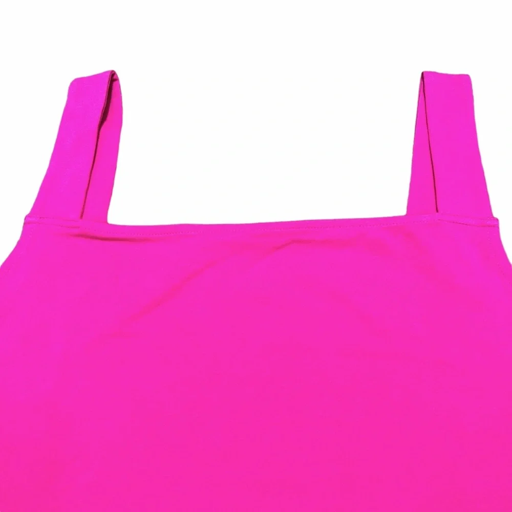 SOLD- Torrid Foxy Square Neck Pink Crop Tank Size 2X - Picture 5 of 8